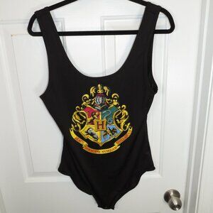 HARRY POTTER  Sleeveless Bodysuit Tank One Piece Hogwarts Graphic Jersey XL